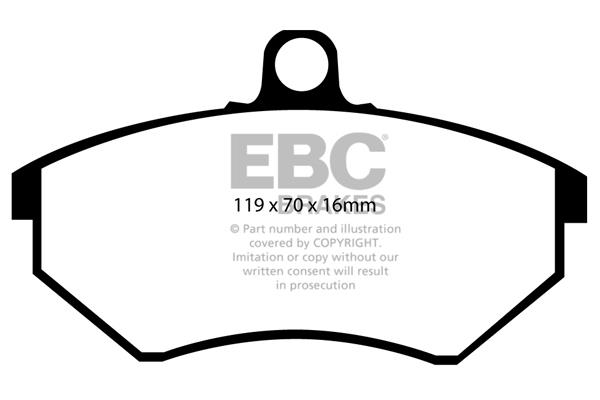 EBC DP841 Brake Pad Set, disc brake DP841