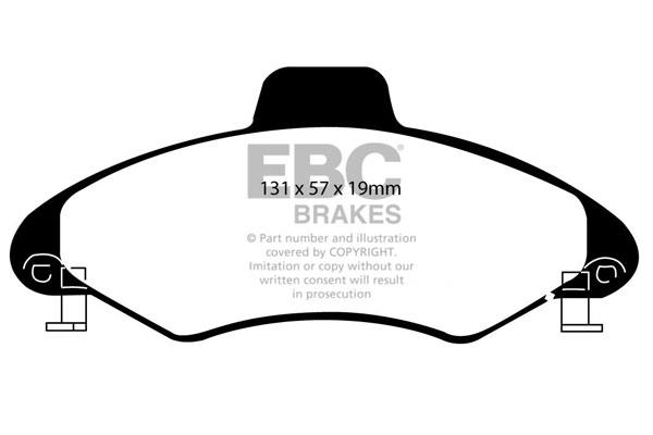 DP8372 EBC Brake pad set