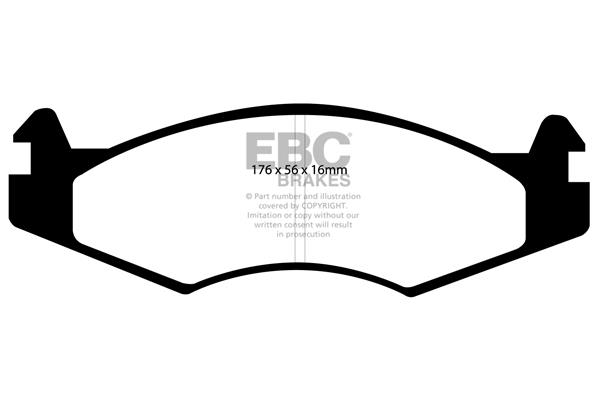 EBC DP813 Brake Pad Set, disc brake DP813