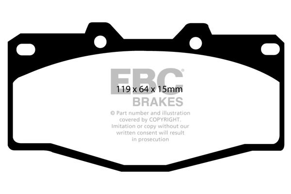 EBC DP797 Brake Pad Set, disc brake DP797