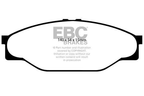 EBC DP787 Brake Pad Set, disc brake DP787