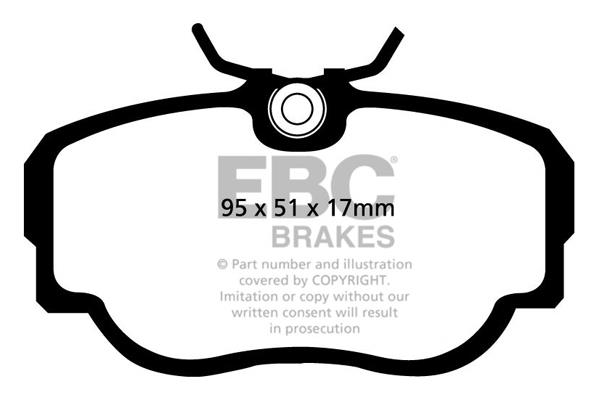 EBC DP779 Brake Pad Set, disc brake DP779