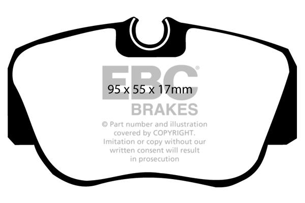 EBC DP778 Brake Pad Set, disc brake DP778