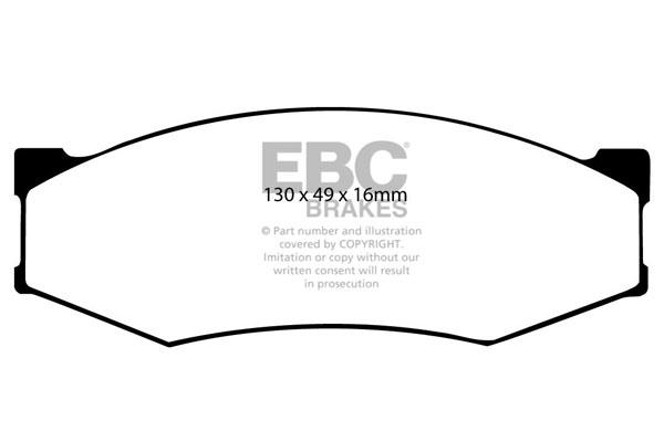 EBC DP538 Brake Pad Set, disc brake DP538