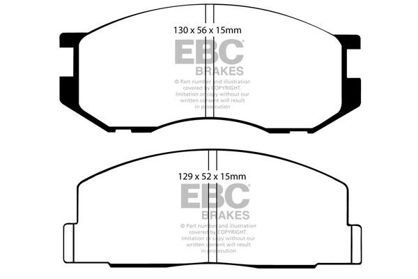 DP536 EBC Brake pad set