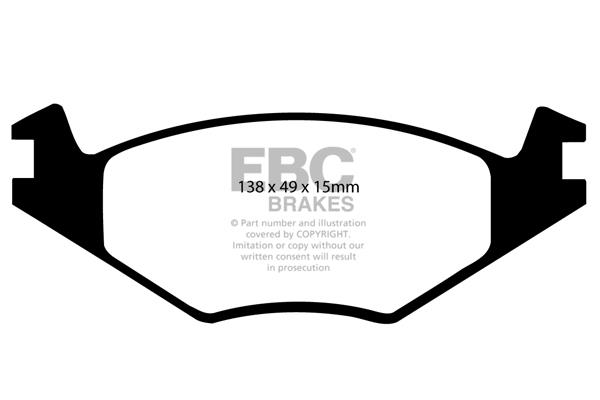 EBC DP517 Brake Pad Set, disc brake DP517