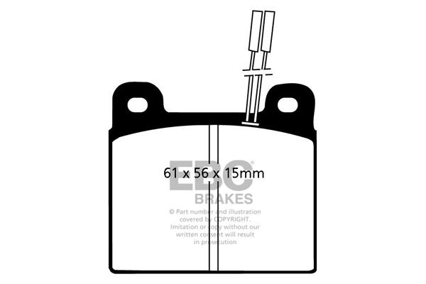 EBC DP507 Brake Pad Set, disc brake DP507