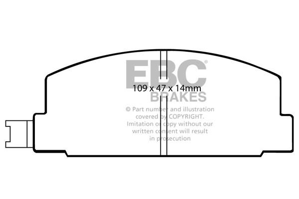 EBC DP469 Brake Pad Set, disc brake DP469