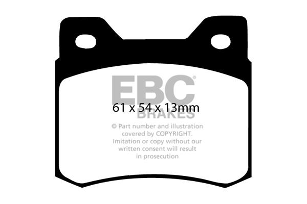 EBC DP464 Brake Pad Set, disc brake DP464