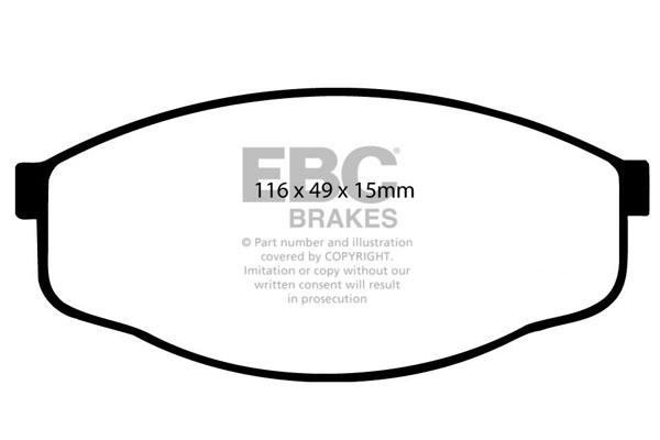 EBC DP419 Brake Pad Set, disc brake DP419