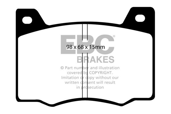 EBC DP390 Brake Pad Set, disc brake DP390