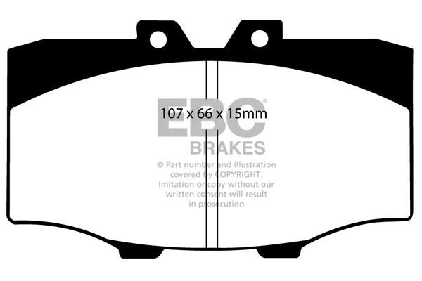 EBC DP380 Brake Pad Set, disc brake DP380