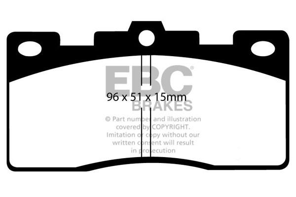 EBC DP376 Brake Pad Set, disc brake DP376