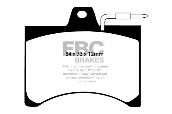 EBC DP349 Brake Pad Set, disc brake DP349