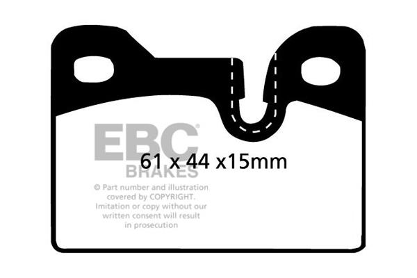 DP342 EBC Brake pad set