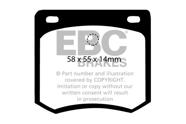 EBC DP331 Brake Pad Set, disc brake DP331