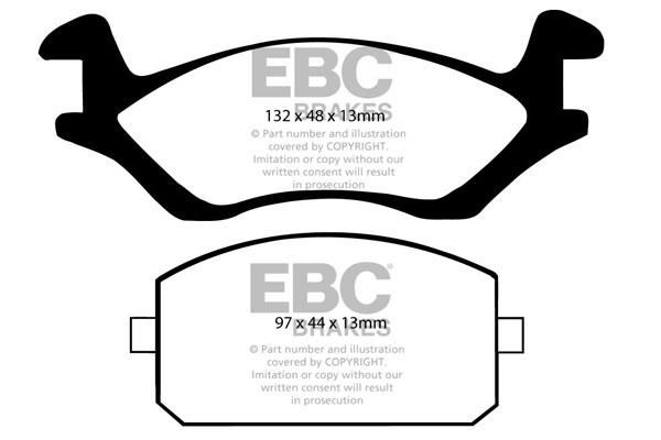 EBC DP322 Brake Pad Set, disc brake DP322