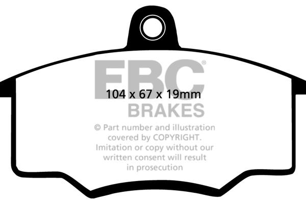 EBC DP310 Brake Pad Set, disc brake DP310