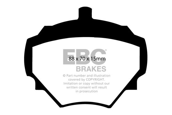 DP294 EBC Brake pad set