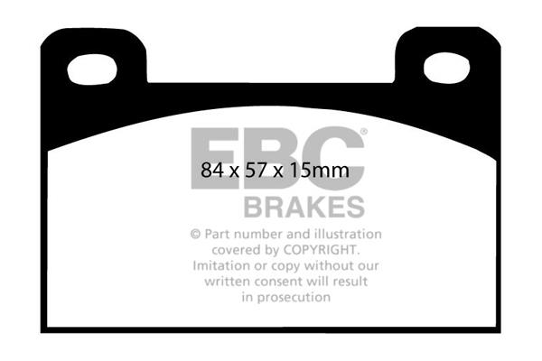 EBC DP288 Brake Pad Set, disc brake DP288