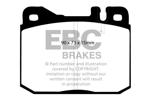 EBC DP261 Brake Pad Set, disc brake DP261