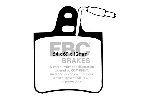 EBC DP245 Brake Pad Set, disc brake DP245