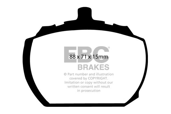EBC DP240 Brake Pad Set, disc brake DP240