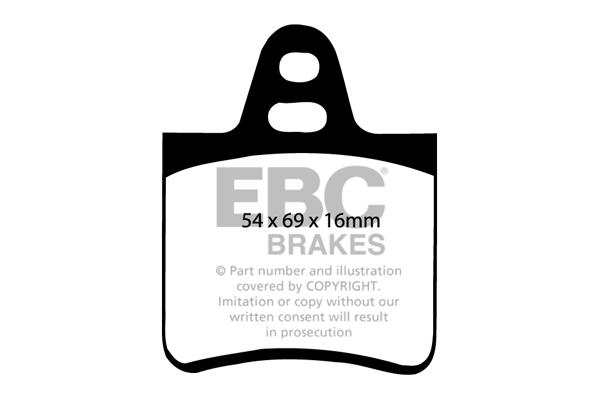 EBC DP222 Brake Pad Set, disc brake DP222
