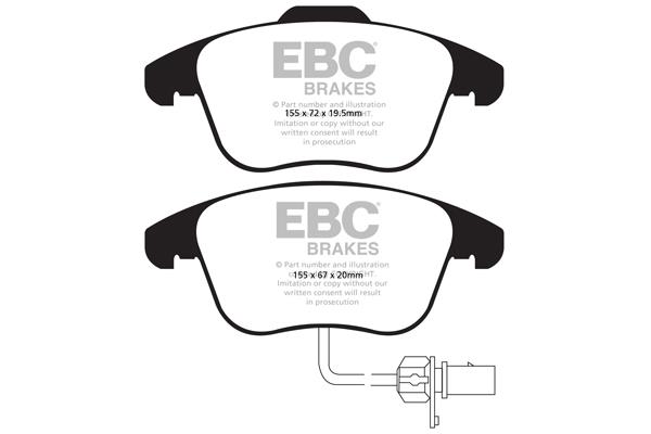 EBC DP1998 Brake Pad Set, disc brake DP1998