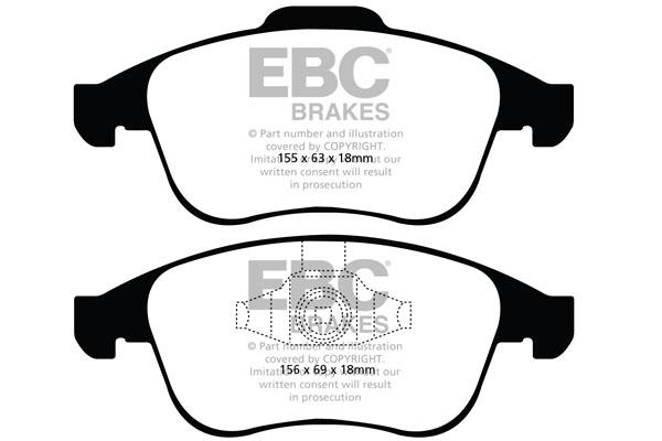 EBC DP1992 Brake Pad Set, disc brake DP1992