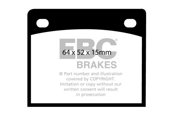 EBC DP198 Brake Pad Set, disc brake DP198