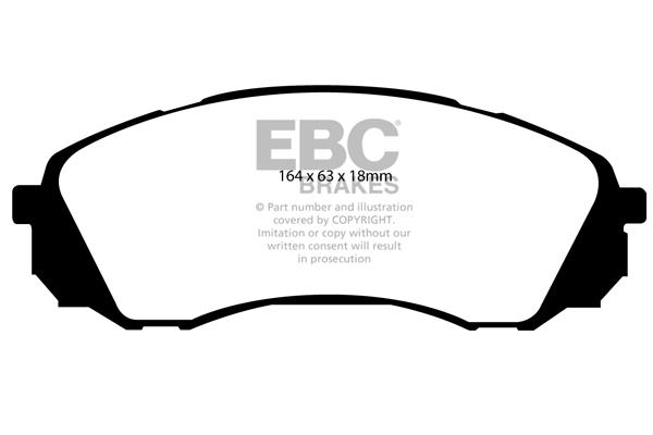 EBC DP1953 Brake Pad Set, disc brake DP1953
