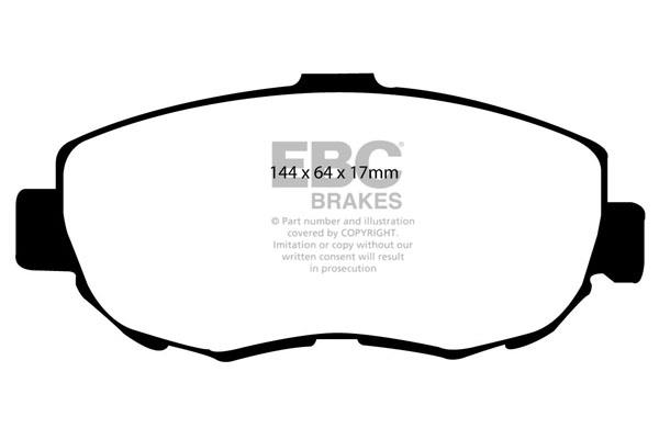 EBC DP1223 Brake Pad Set, disc brake DP1223
