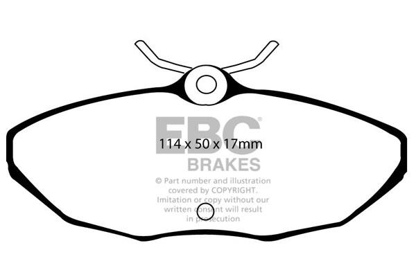 EBC DP1221 Brake pad set DP1221 DP1221 EBC Brake pad set