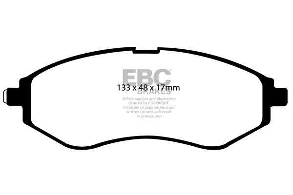 EBC DP1213 Brake Pad Set, disc brake DP1213