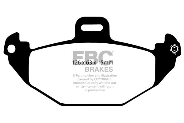 EBC DP1190 Brake Pad Set, disc brake DP1190