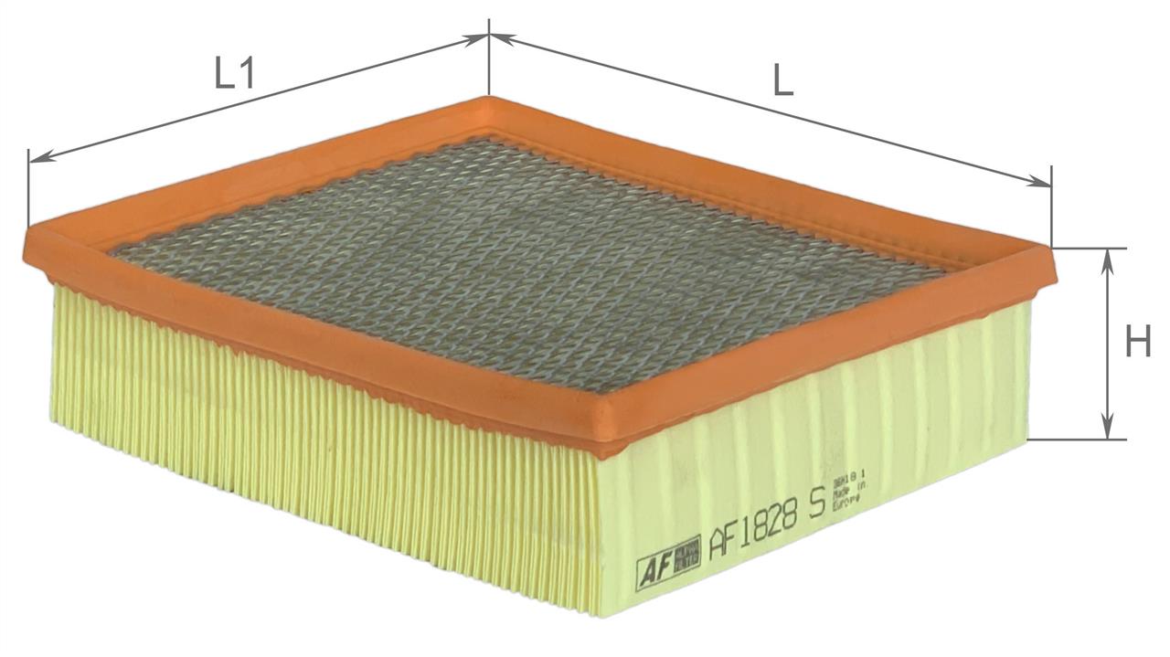 Alpha Filter AF1828S Air filter, with metal mesh AF1828S
