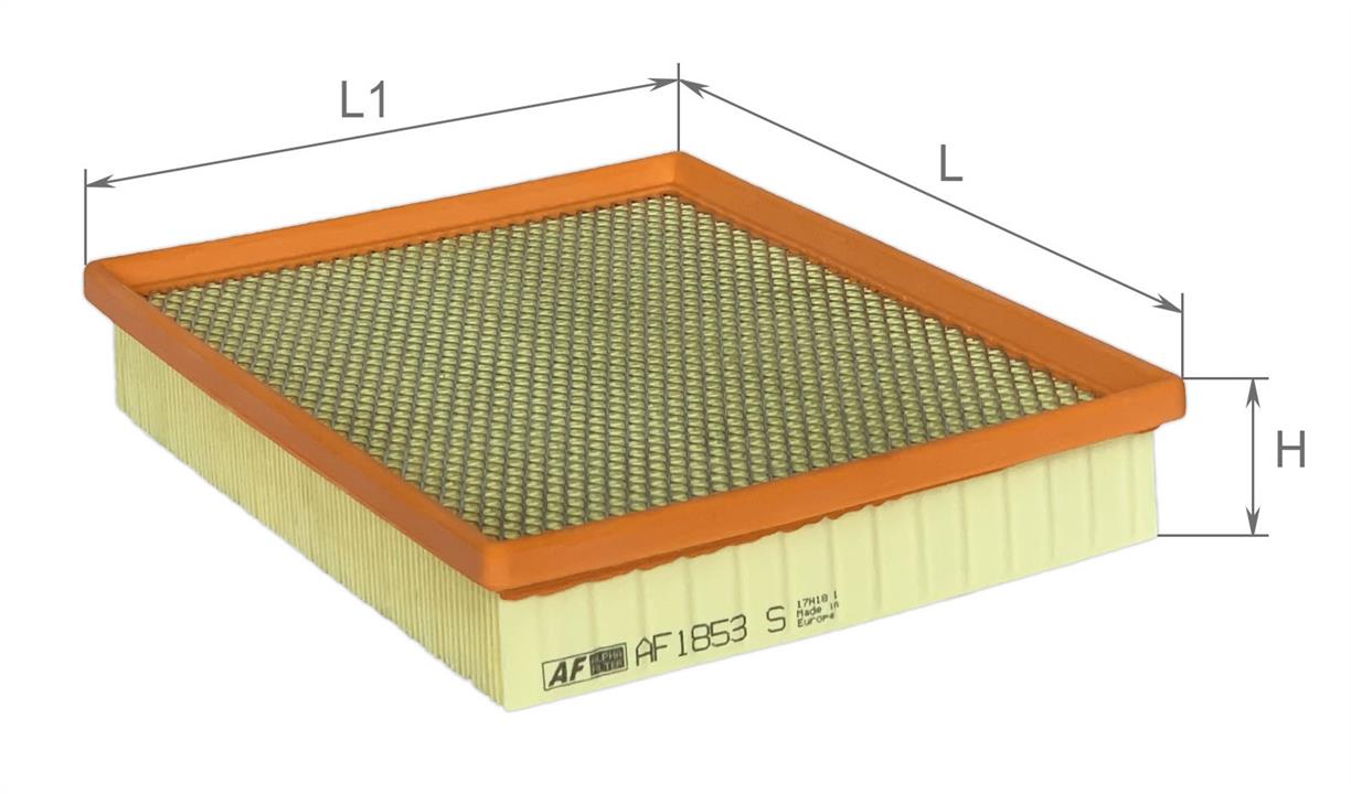 Alpha Filter AF1853S Air filter, with metal mesh AF1853S
