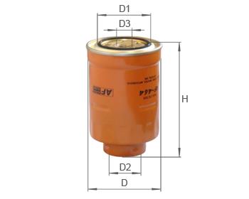 Alpha Filter AF464 Fuel filter AF464