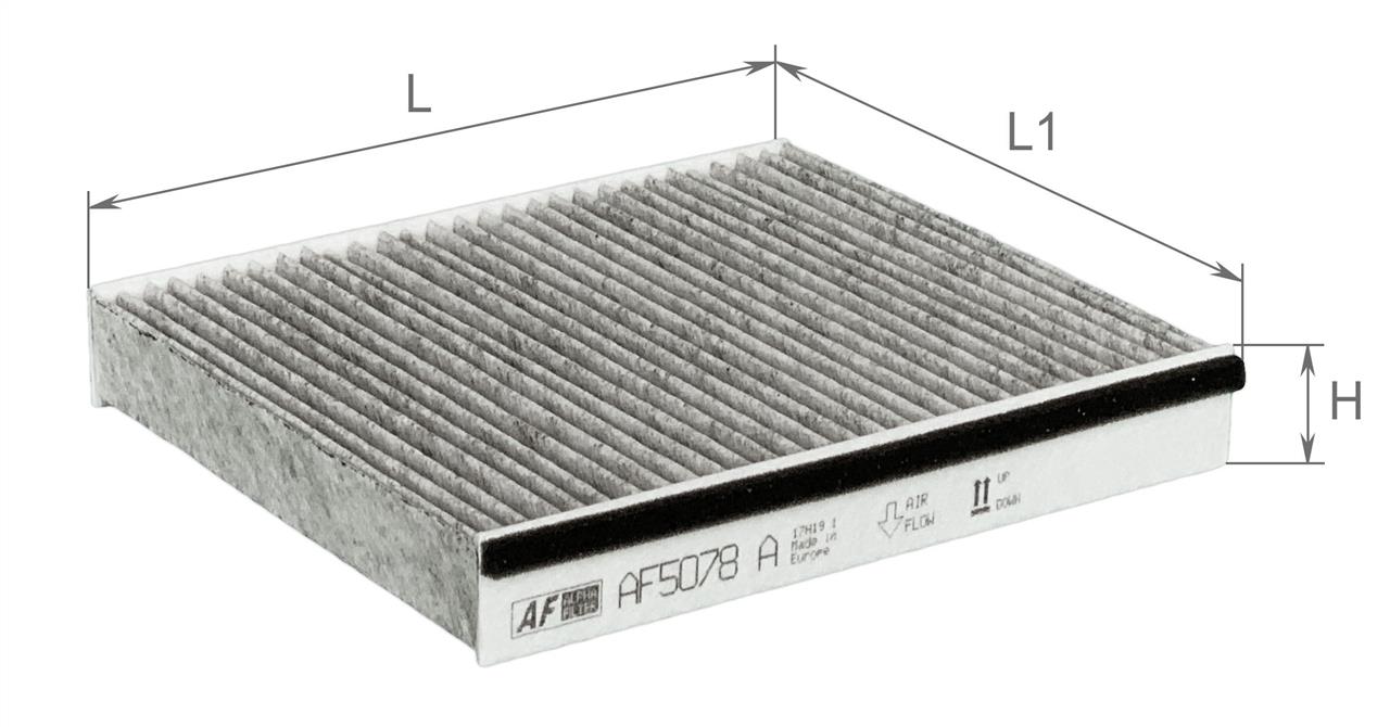 Alpha Filter AF 5078A Activated Carbon Cabin Filter AF5078A