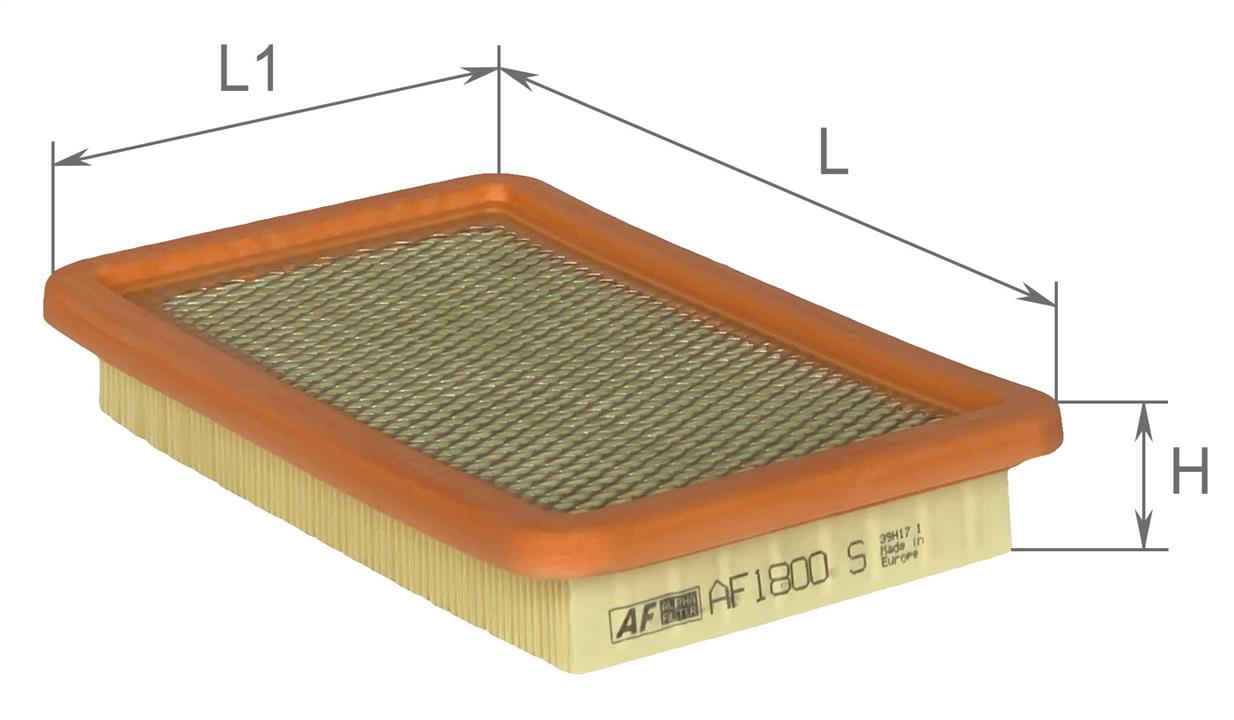 Alpha Filter AF1800S Air filter, with metal mesh AF1800S
