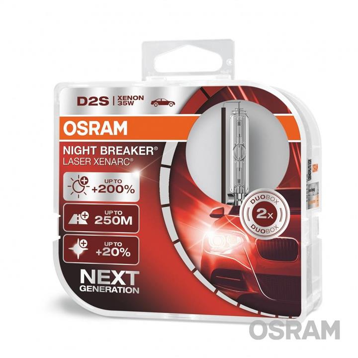 Osram 66240XNL-HCB Xenon lamp Osram Night Breaker Laser Xenarc D2S 42V 35W (2 pcs.) 66240XNLHCB