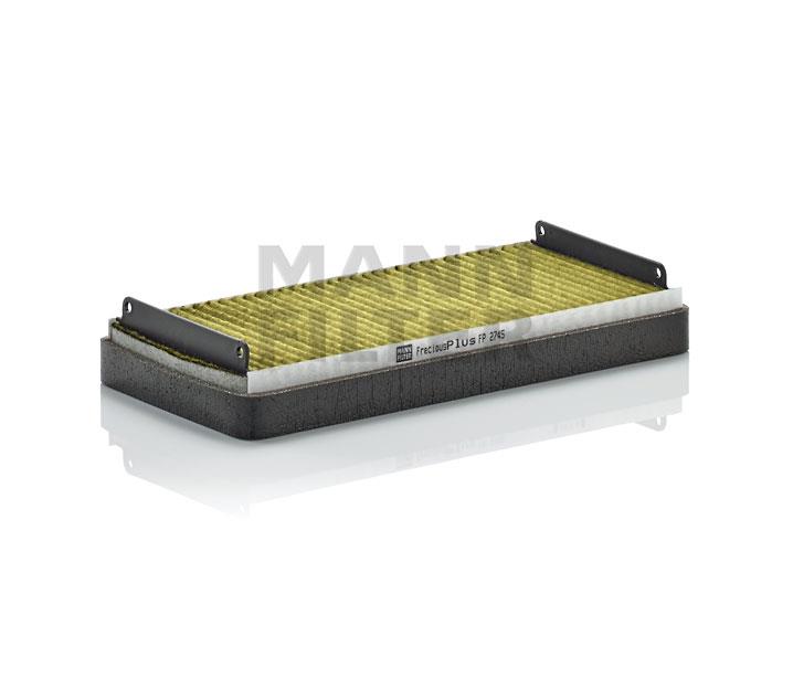 Mann-Filter FP 2745-2 Activated carbon cabin filter with antibacterial effect FP27452