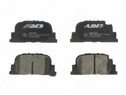 Rear disc brake pads, set ABE C22022ABE