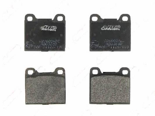 Rear brake pad set ABE C2V002ABE