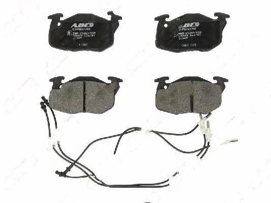 Front disc brake pads, set ABE C1P006ABE