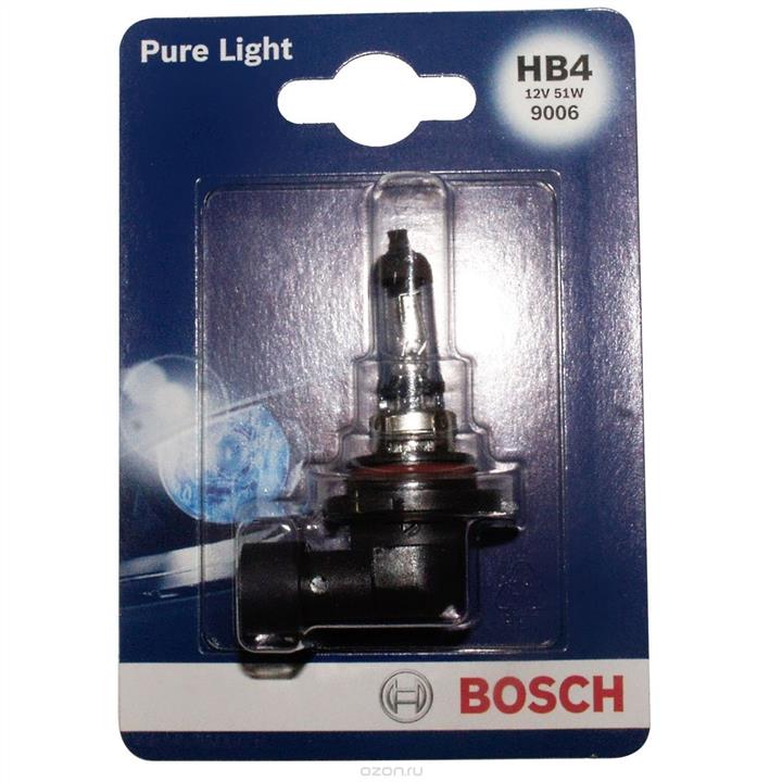 Halogen lamp Bosch Pure Light 12V HB4 51W Bosch 1 987 301 063