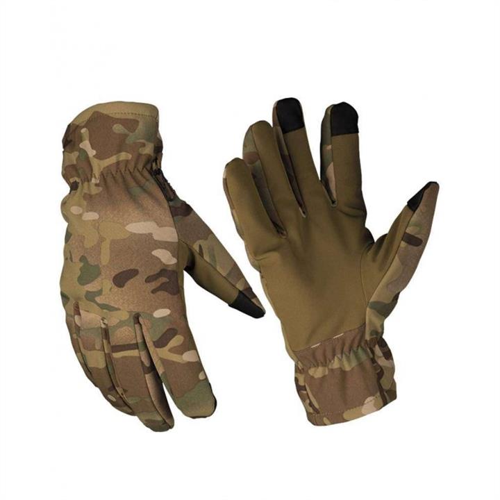 Mil-tec 12521349-S Soft Shell multitarn gloves, S 12521349S