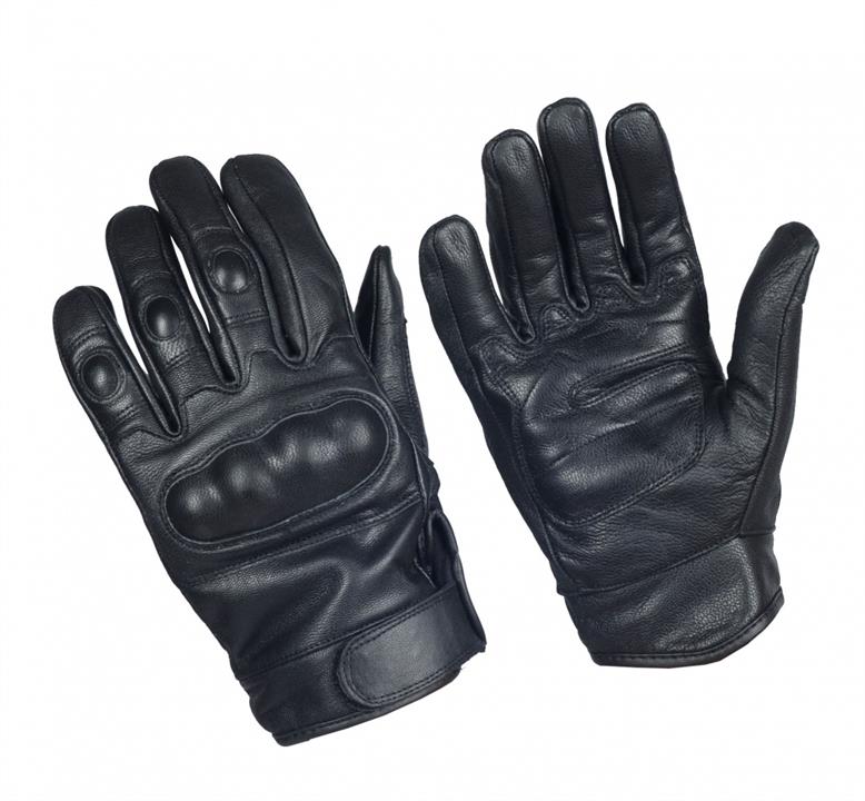 Mil-tec 12504102-S Tactical leather gloves black, S 12504102S