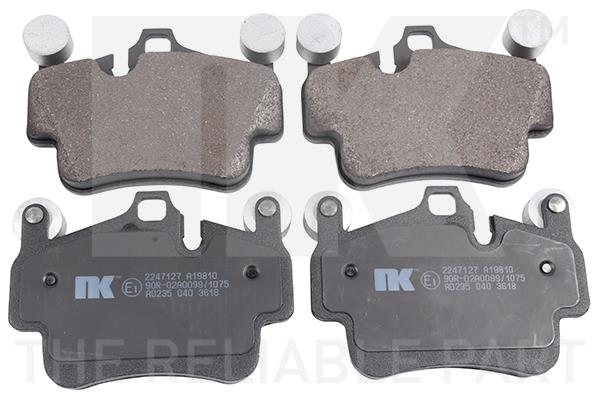 NK 2247127 Brake Pad Set, disc brake 2247127